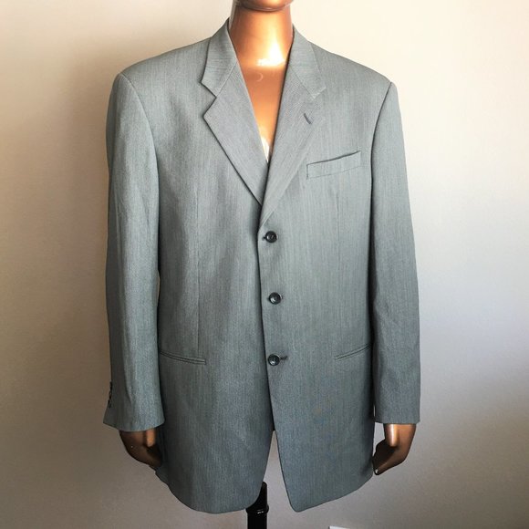 ARMANI COLLEZIONI Mens Sport Coat Jacket Blazer   |  42L - Picture 2 of 14